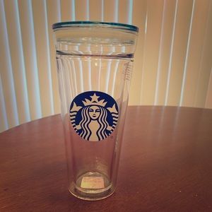 Starbucks glass tumbler